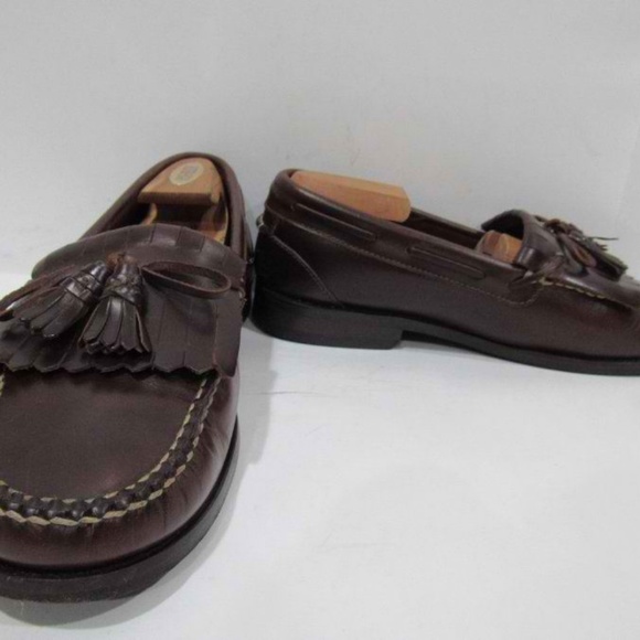 JOHNSTON & MURPHY Sz 10.5 Brown Loafers B6 B22